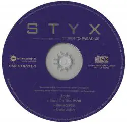 Styx : Return to Paradise - Sampler